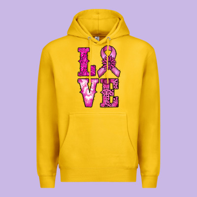 Cancer Love Premium Hoodie Designed By Ranaportraitstore