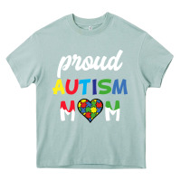 Arona Proud Autism Mom Mothers Day Gift Autism Awareness Heavy Core Tee - CowhideDigitalArt