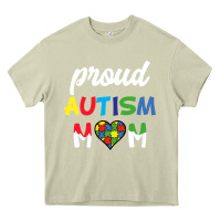 Mossy Proud Autism Mom Mothers Day Gift Autism Awareness Heavy Core Tee - CowhideDigitalArt