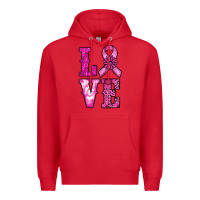 Red cancer love Premium Hoodie - RanaPortraitStore