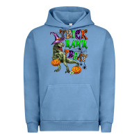 Pigment Pebble Blue trick rawr treat Urban Hoodie - Zillion Design Studio