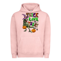 Pigment Salmon trick rawr treat Urban Hoodie - Zillion Design Studio
