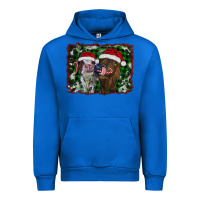 Cobalt christmas heifers Urban Hoodie - RanaPortraitStore