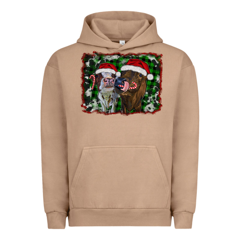 Christmas Heifers Urban Hoodie by RanaPortraitStore | Teevron