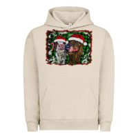 Pigment French Oak christmas heifers Urban Hoodie - RanaPortraitStore