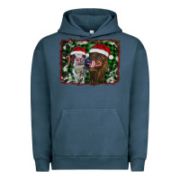 Pigment Midnight Navy christmas heifers Urban Hoodie - RanaPortraitStore