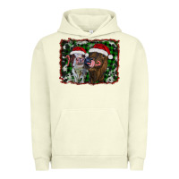 Pigment Pistachio christmas heifers Urban Hoodie - RanaPortraitStore