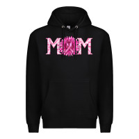 Black breast cancer mom Premium Hoodie - RanaPortraitStore