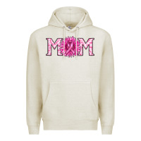 Oatmeal Heather breast cancer mom Premium Hoodie - RanaPortraitStore
