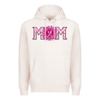 Pale Pink breast cancer mom Premium Hoodie - RanaPortraitStore