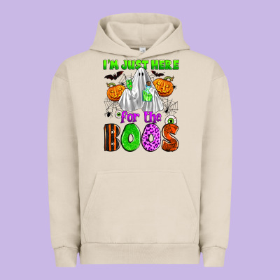 I'm Just Here For The Boos Urban Hoodie Designed By Zillion Design Studio
