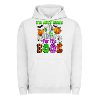 Pigment Lunar Rock i'm just here for the boos Urban Hoodie - Zillion Design Studio