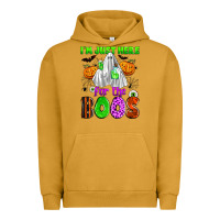 Pigment Peanut Butter i'm just here for the boos Urban Hoodie - Zillion Design Studio