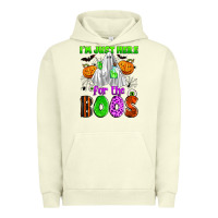 Pigment Pistachio i'm just here for the boos Urban Hoodie - Zillion Design Studio