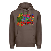 Coffee cinco de mayo cactus Premium Hoodie - Zillion Design Studio