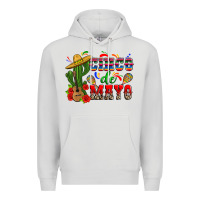 Dove Grey cinco de mayo cactus Premium Hoodie - Zillion Design Studio