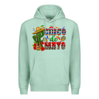 Seafoam cinco de mayo cactus Premium Hoodie - Zillion Design Studio