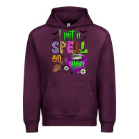 Mauve Wine i put a spell on you Urban Hoodie - Zillion Design Studio