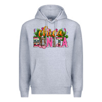 Heather Grey chica bonita Premium Hoodie - Zillion Design Studio