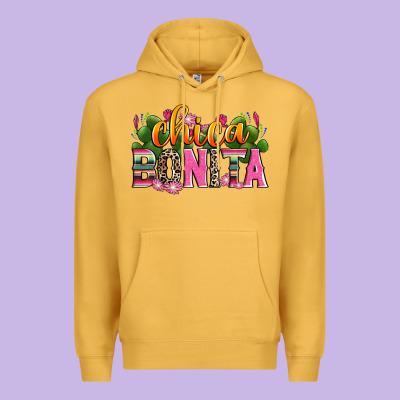Chica Bonita Premium Hoodie Designed By Zillion Design Studio
