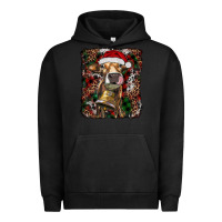 Pigment Black christmas heifer with leoard and cowhide Urban Hoodie - RanaPortraitStore