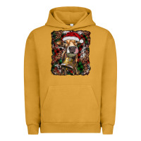 Pigment Peanut Butter christmas heifer with leoard and cowhide Urban Hoodie - RanaPortraitStore