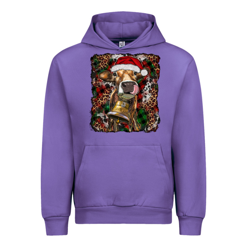 Christmas Heifer With Leoard And Cowhide Urban Hoodie by RanaPortraitStore | Teevron