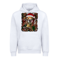 White christmas heifer with leoard and cowhide Urban Hoodie - RanaPortraitStore