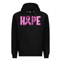 Black breast cancer hope Premium Hoodie - RanaPortraitStore