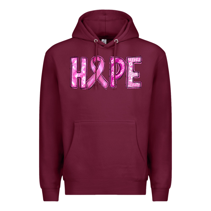Breast Cancer Hope Premium Hoodie by RanaPortraitStore | Teevron