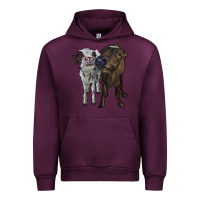 Two Heifer Cows Urban Hoodie | Teevron