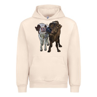 Sandshell two heifer cows Urban Hoodie - RanaPortraitStore