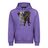 Tulip two heifer cows Urban Hoodie - RanaPortraitStore