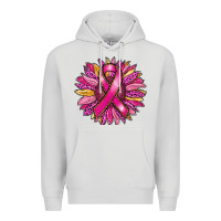 Dove Grey breast cancer sunflower Premium Hoodie - RanaPortraitStore