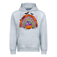 Heather Grey halloween rainbow Urban Hoodie - Zillion Design Studio