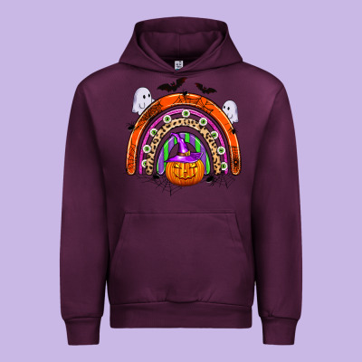 Halloween Rainbow Urban Hoodie Designed By Zillion Design Studio
