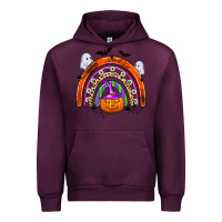 Mauve Wine halloween rainbow Urban Hoodie - Zillion Design Studio