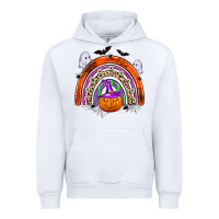 White halloween rainbow Urban Hoodie - Zillion Design Studio