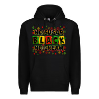 Black no sugar no cream black Premium Hoodie - Zillion Design Studio
