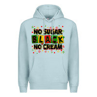 Blue Mist no sugar no cream black Premium Hoodie - Zillion Design Studio