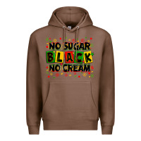 Chestnut no sugar no cream black Premium Hoodie - Zillion Design Studio