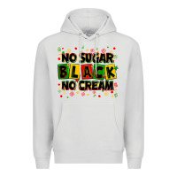 Dove Grey no sugar no cream black Premium Hoodie - Zillion Design Studio