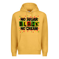 Mustard no sugar no cream black Premium Hoodie - Zillion Design Studio