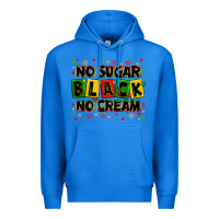 True Royal no sugar no cream black Premium Hoodie - Zillion Design Studio