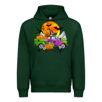 Forest Green halloween farm truck Urban Hoodie - Zillion Design Studio
