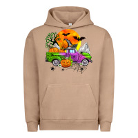 Pigment Burro halloween farm truck Urban Hoodie - Zillion Design Studio