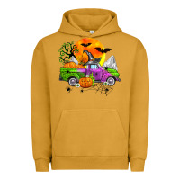 Pigment Peanut Butter halloween farm truck Urban Hoodie - Zillion Design Studio
