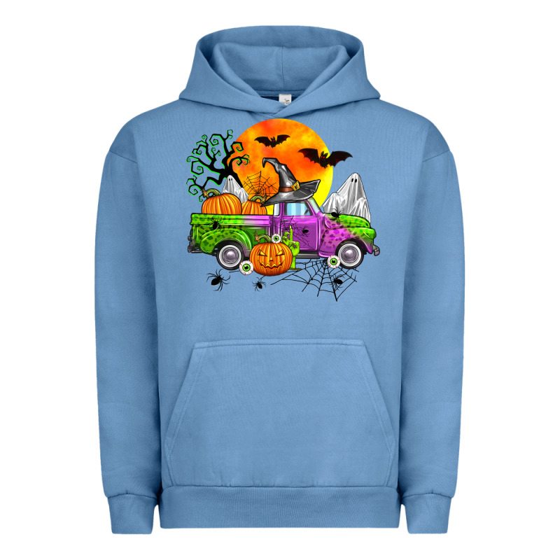 Halloween Farm Truck Urban Hoodie by Zillion Design Studio | Teevron