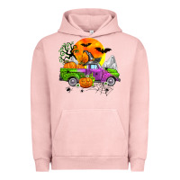 Pigment Salmon halloween farm truck Urban Hoodie - Zillion Design Studio