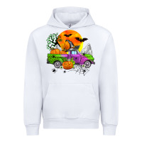 White halloween farm truck Urban Hoodie - Zillion Design Studio